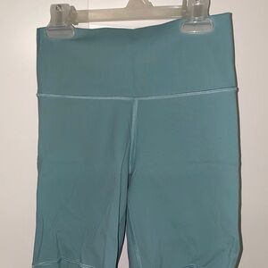 Women's Teal High-Waisted Shorts